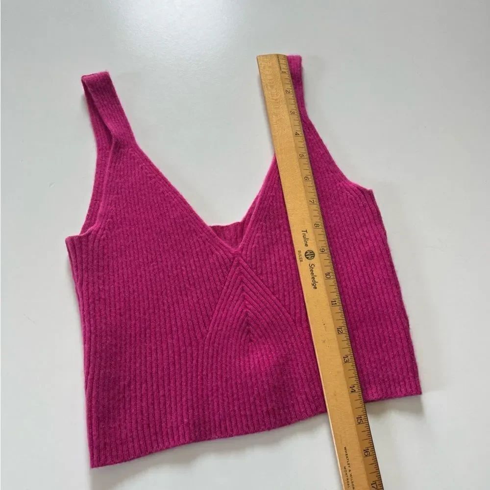 J.Crew Cashmere-blend cropped sweater-tank Small - Picture 8 of 13